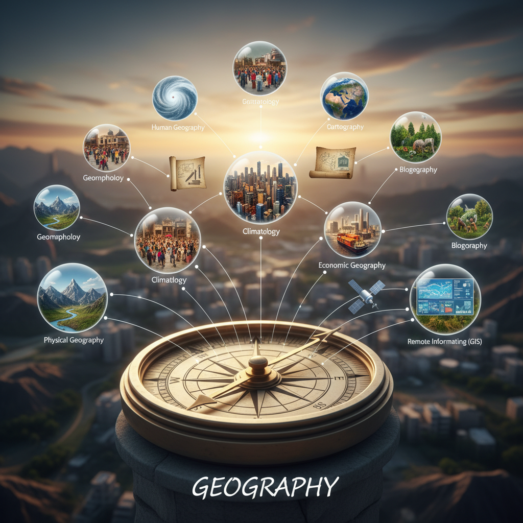 Exploring the Branches of Geography: From Cartography to GIS - branches of geography