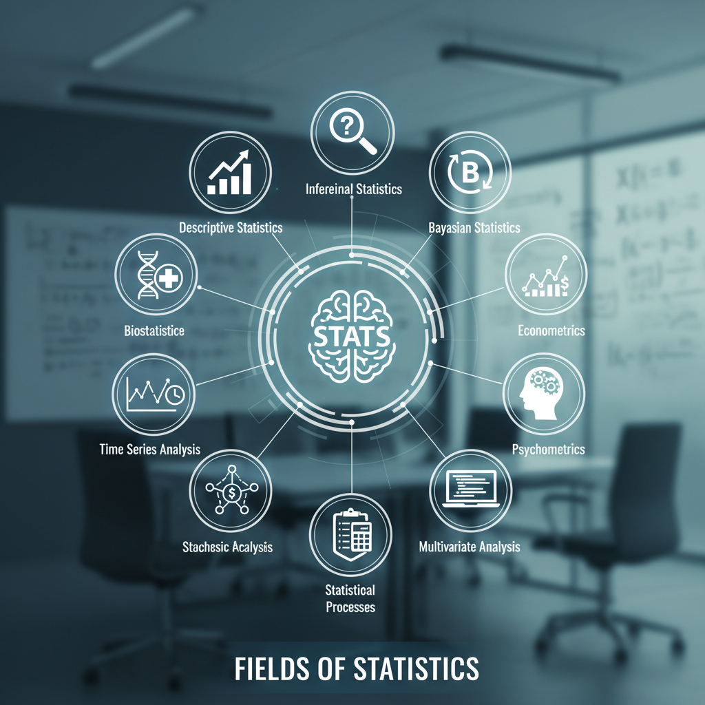 A Complete Guide to Statistics: From Descriptive Methods to Bayesian Inference and Beyond - branches of statistics
