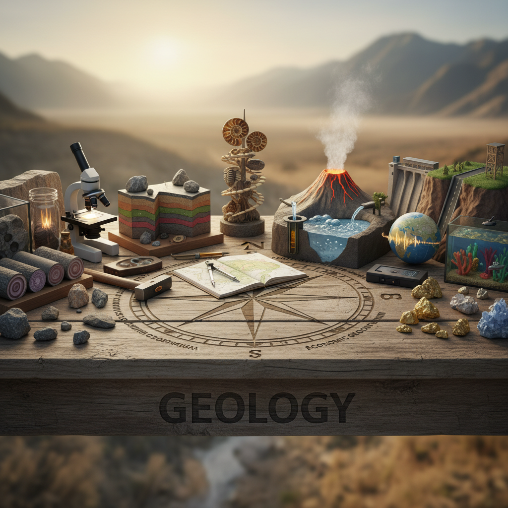 The Complete Guide to Geology: Exploring Earth's 14 Core Disciplines - branches of geology