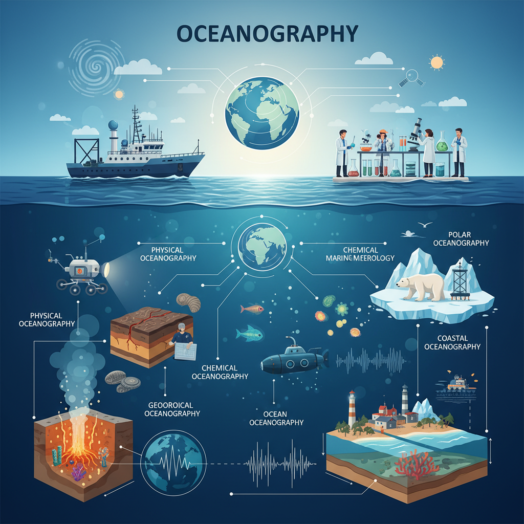 Exploring Oceanography: A Complete Guide to the Sciences of the Sea | Science Wide-Ranging - oceanography branches