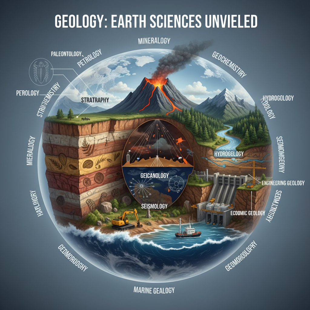 Exploring the Earth Sciences: A Complete Guide to Geology's Major Disciplines - branches of geology