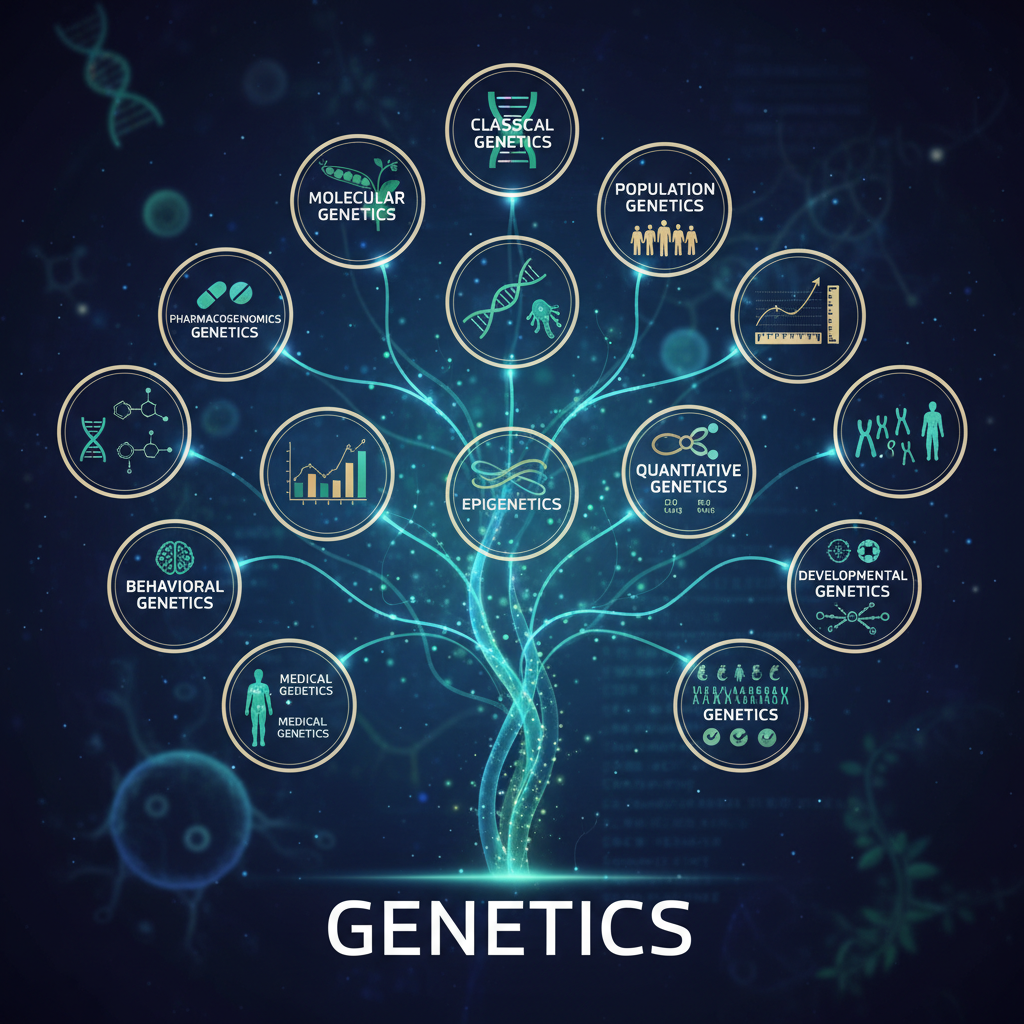 The 11 Branches of Genetics Explained: From Classical Heredity to Pharmacogenomics - branches of genetics