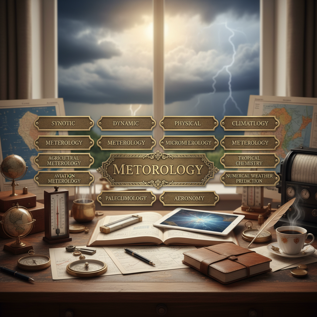 The 12 Branches of Meteorology Explained: From Synoptic Forecasting to Aeronomy - branches of meteorology